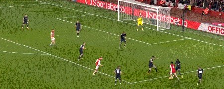 od体育官网-【英超】拉卡助攻+造红点+失点 阿森纳2比0西汉姆联